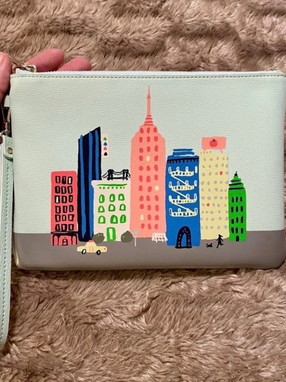 Kate Spade NYC Skyline Wristlet Clutch